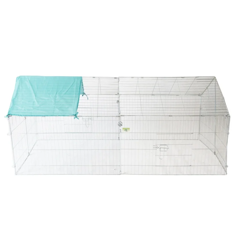 Hot selling large animal enclosure outdoor chicken coop large space folding with canvas high quality reinforced