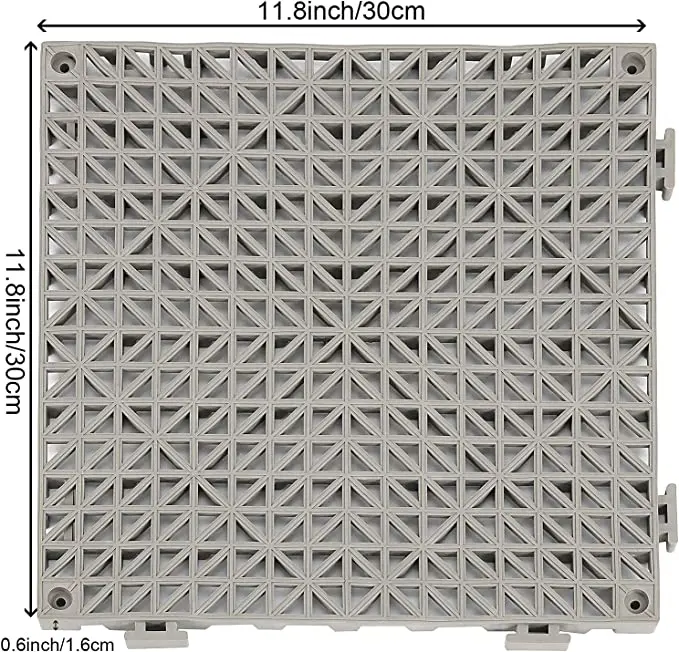 Top Quality Low Price Heavy Duty Car Plastic PVC Interlocking  Garage Floor Tiles