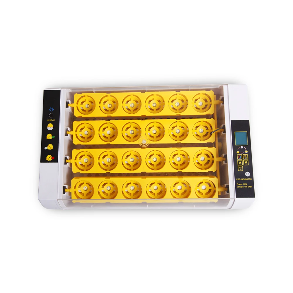 Wonegg New Listing Mini 24 Egg Hatching Machine Chicken Egg Incubator Online Hot Sale With Led Light