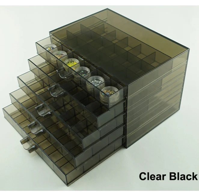 Professional 5 Layers Empty Press On Nail Tip Packaging Jewelry Box