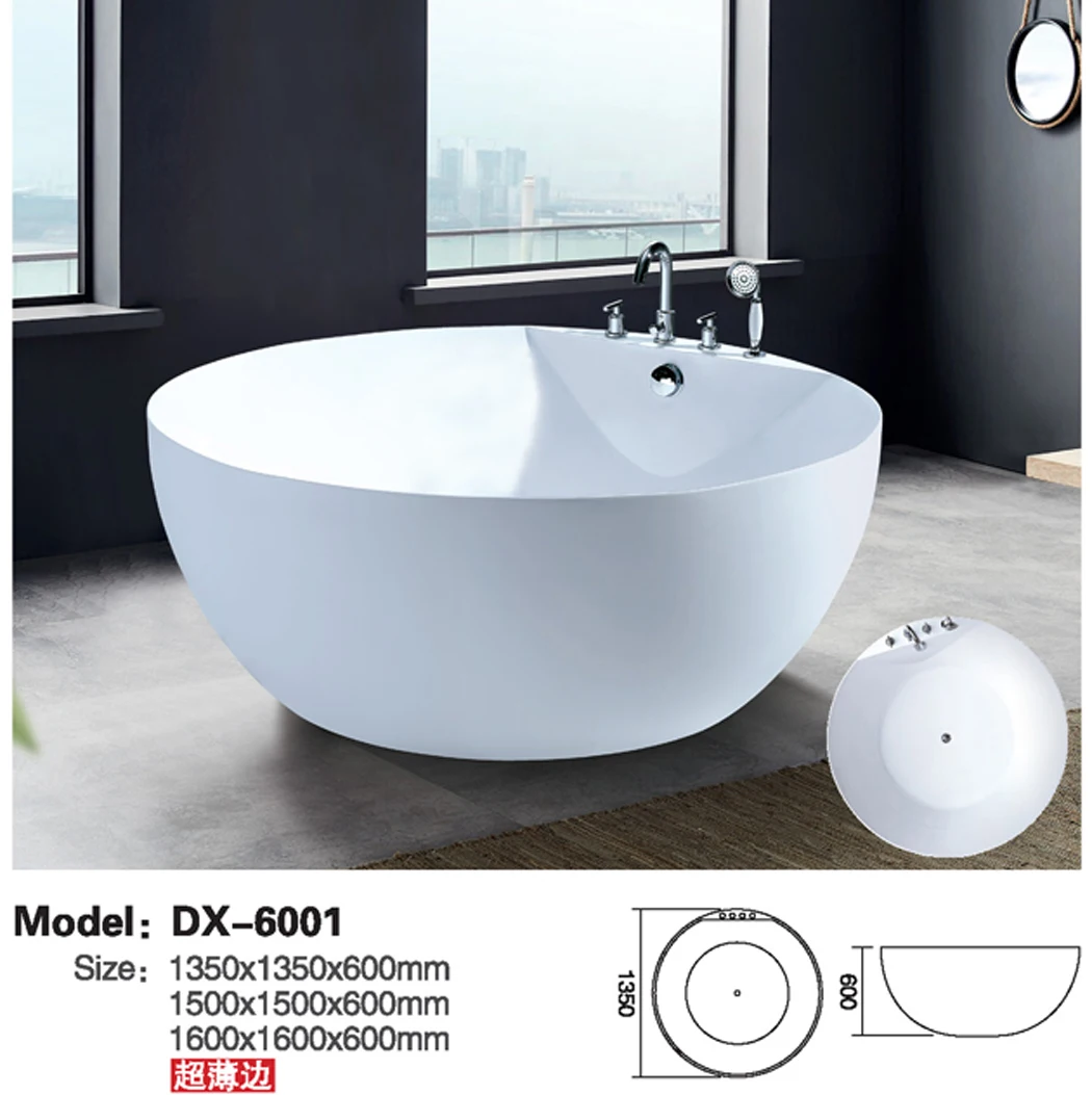Bath Supplier Freestanding Bathtub Cheap Price Acrylic Bath Tub Dx6004