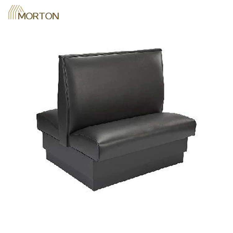 China furniture South-Africa style leather customized size booth seating for Bistro bar use