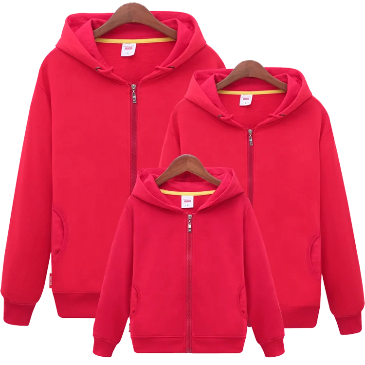 Winter Autumn Clothes  Matching Outfit Mommy and Me Outfits Mommy Dad and Son Daughter Family Zipper Hoodie Jacket