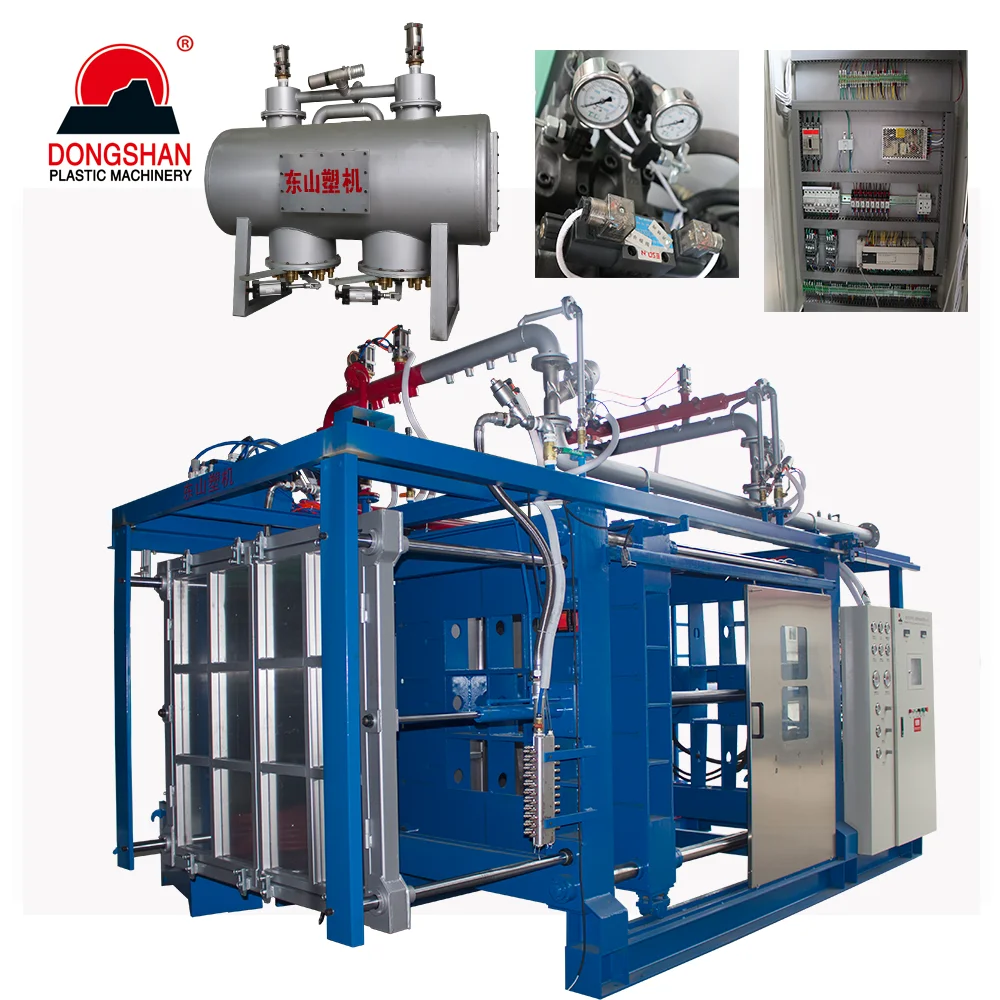 China Hot sale AutoEPS FOAM PRODUCTION LINE for styrofoam food fruit box ICF block moulding equipment