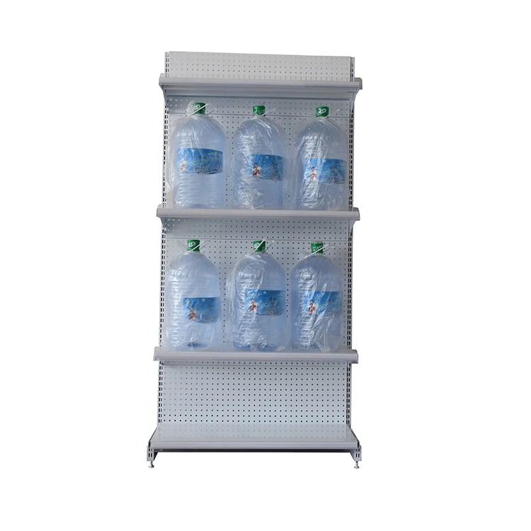 Free Stand Customised Quality Pegboard Gondola Shelves Rack For Market Display