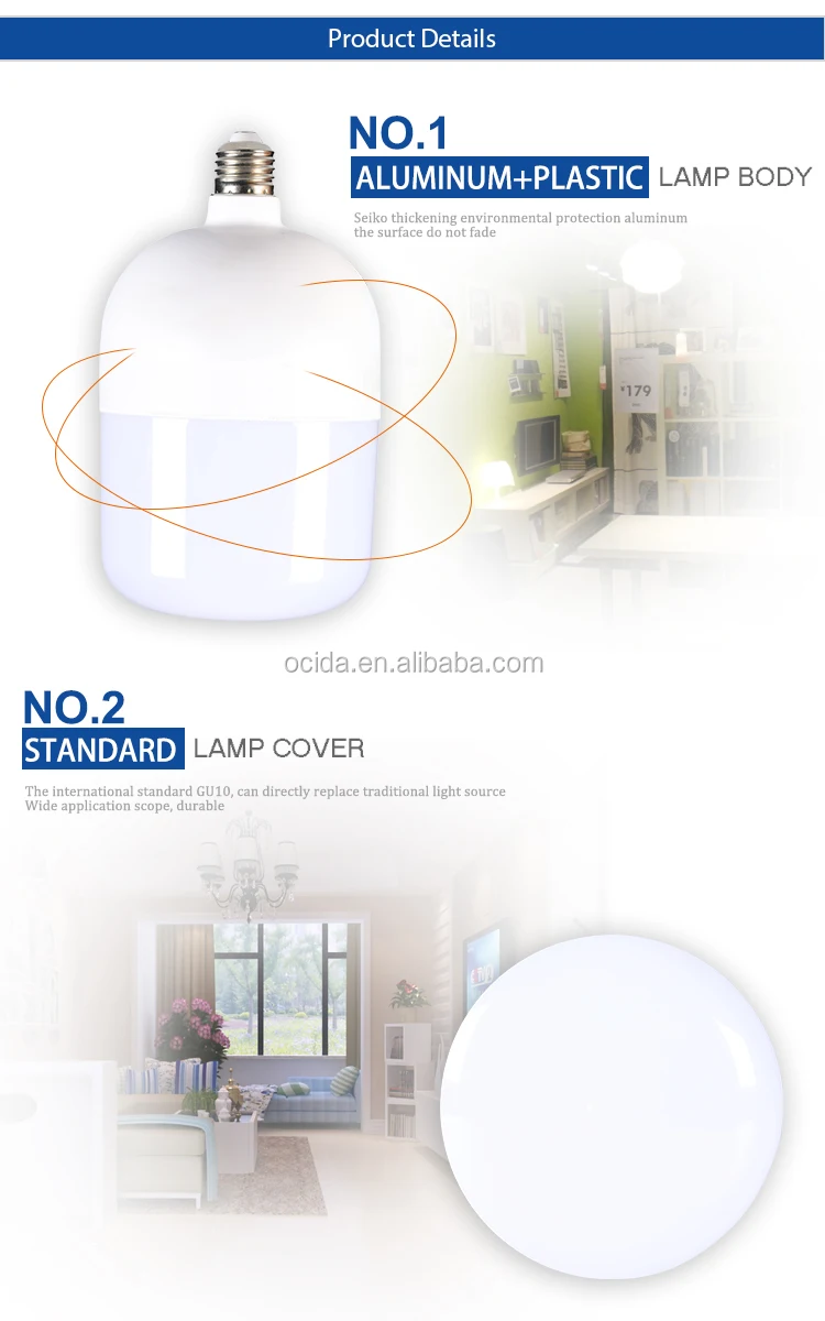 
High Quality Factory Wholesale 5W 10W 15W 20W 30W 40W Different Designs Of E27 Energy Saving Led Bulb 