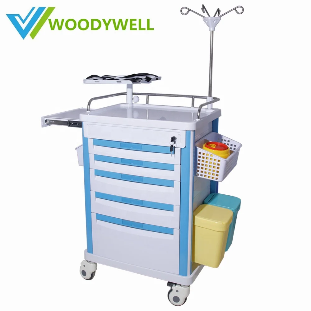 MET-006 ABS Emergency Trolley