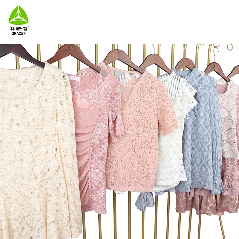 Hot Sale Knitted Sexy Summer Style Loose Casual Crochet Women Dress Long Shirt Used Clothes