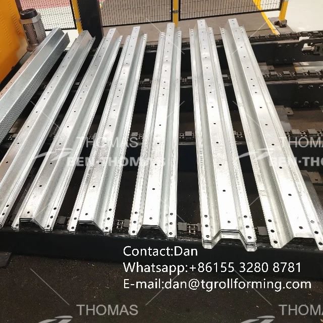 Labor saving silo stiffener production line| Highly Automatic degree grain silo upright roll forming machine