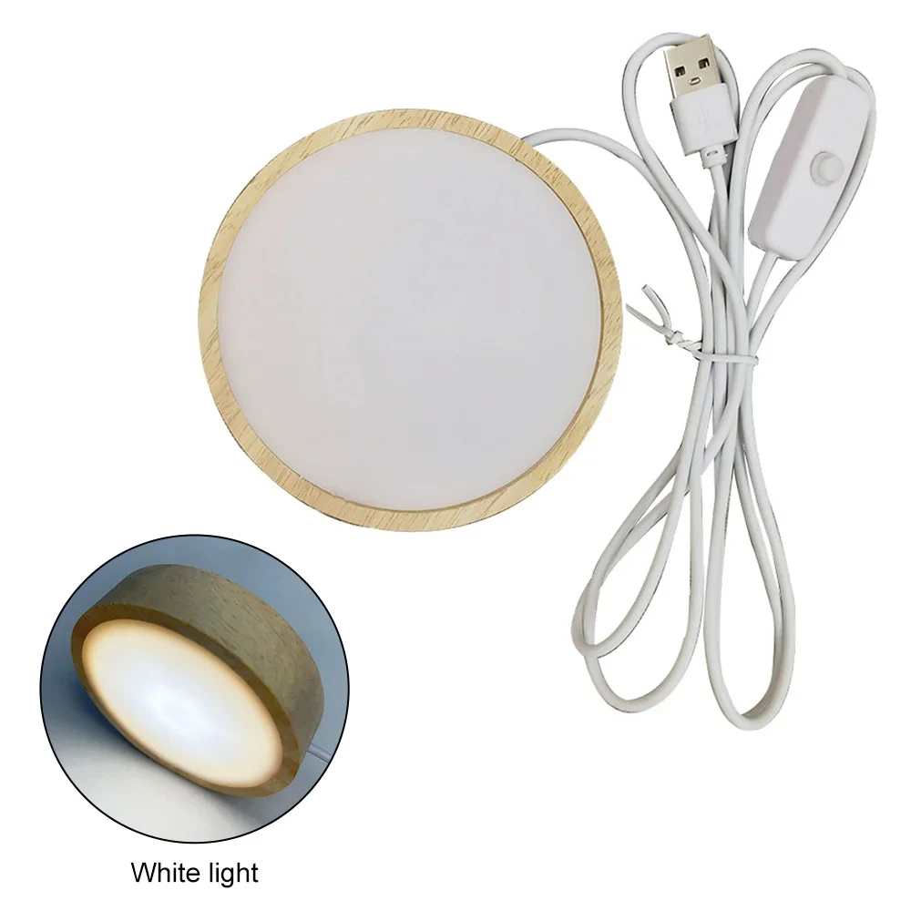 Деревянная светодиодная подставка 10 см