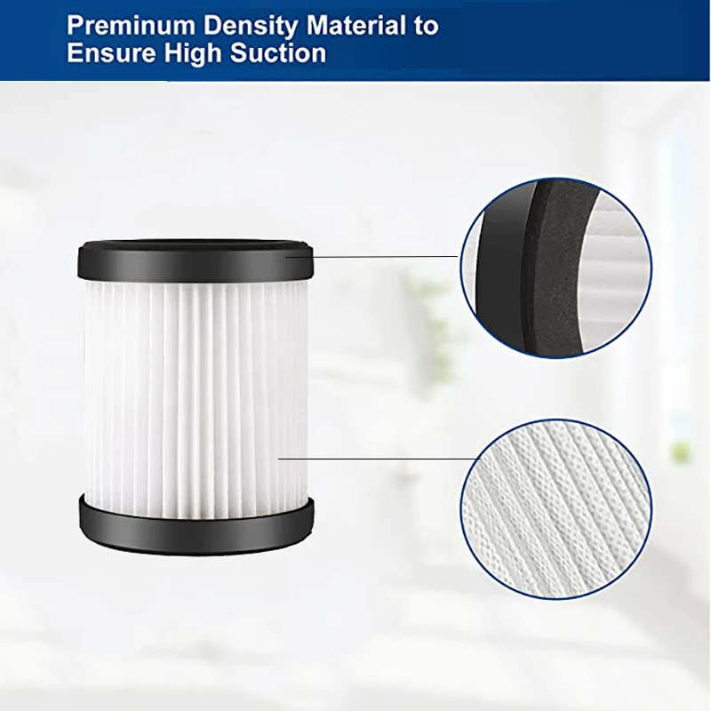 Washable HEPA Cartridge Filter Replacement Compatible with Milwaukee 49-90-0160 0882-20 M18 Vacuum Cleaner