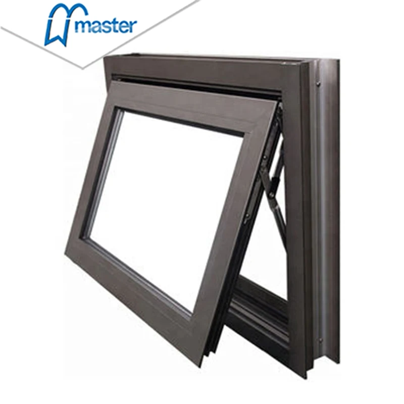 Water Proof High Quality Thermal Break Exterior Aluminum Glass Awning Windows For House