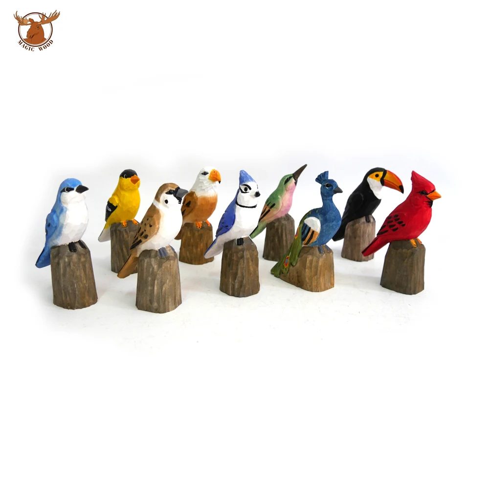 
Handicraft carved 3d art animal wooden bird 3d animal painting 3d animal bird,ealge 
