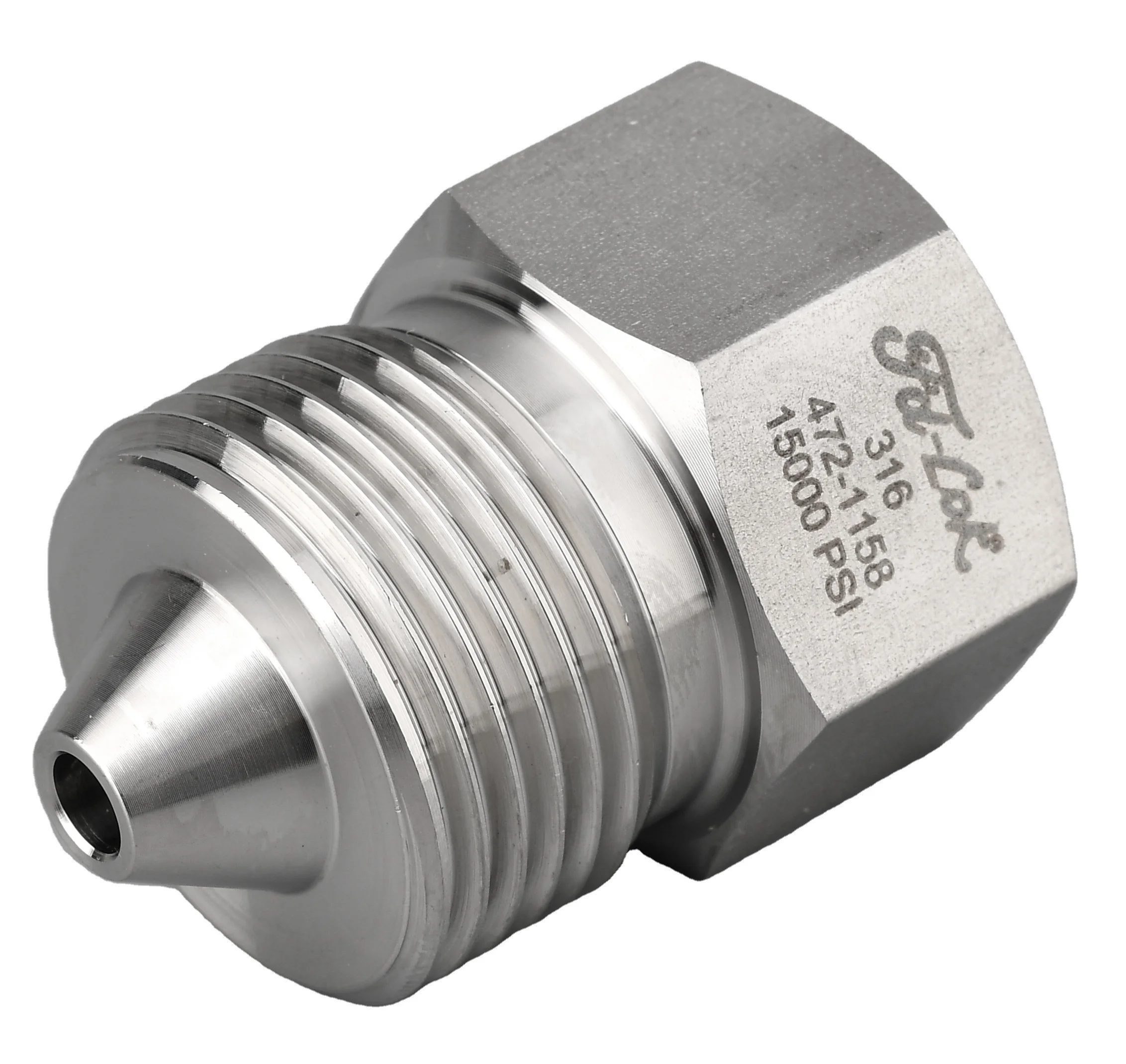 Трубопроводный фитинг из нержавеющей стали высокого давления фунт/кв. Дюйм трубопроводный с наружной резьбой