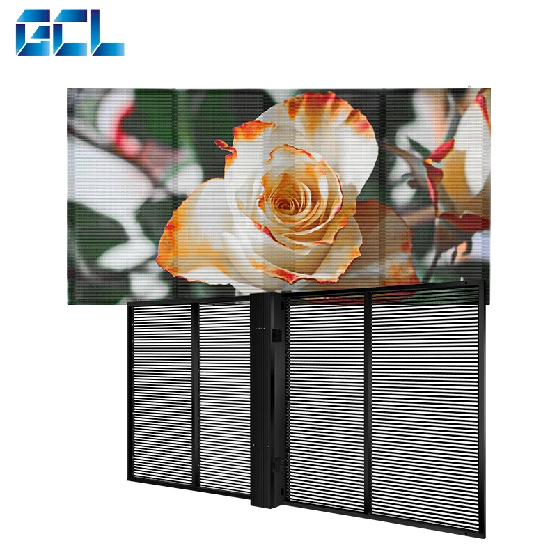 Transparent LED Window Display Digital LED Display Poster indoor Used led  Video Panels