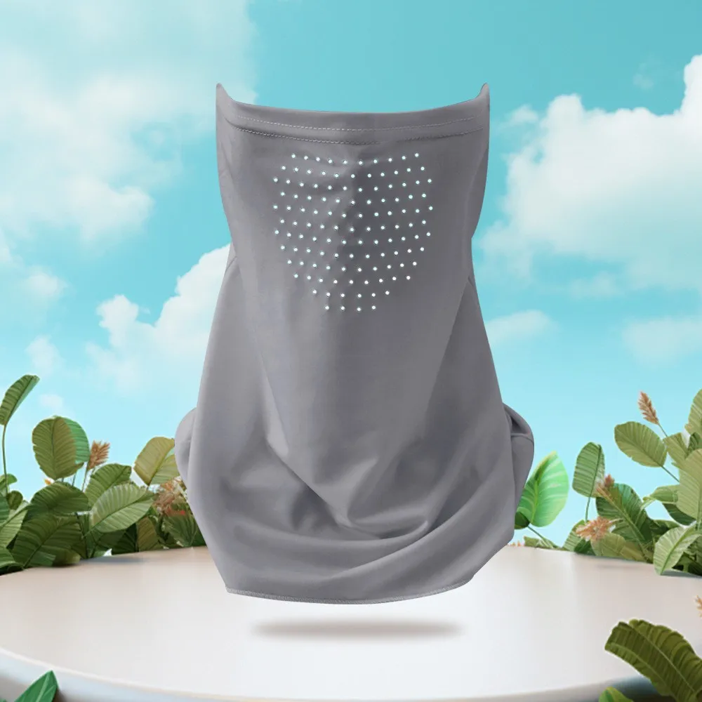 Summer 2024 Camping Hiking Fishing Mask Neck Cover Breathable Turban Outdoor UV Sun Protection Neck Veil