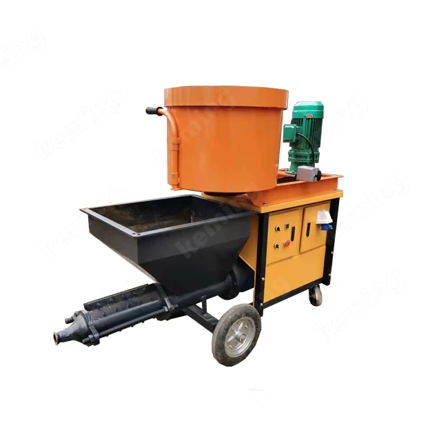 customize KLW-150J Electric Mortar Spray Machine mixing and Plastering equipment putty build in Malaysia price