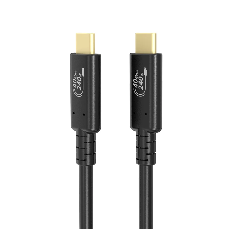 JCE usb4 gen3 240w 5a 40gbps ERP gold-plated charging cable type-c data cable usb4