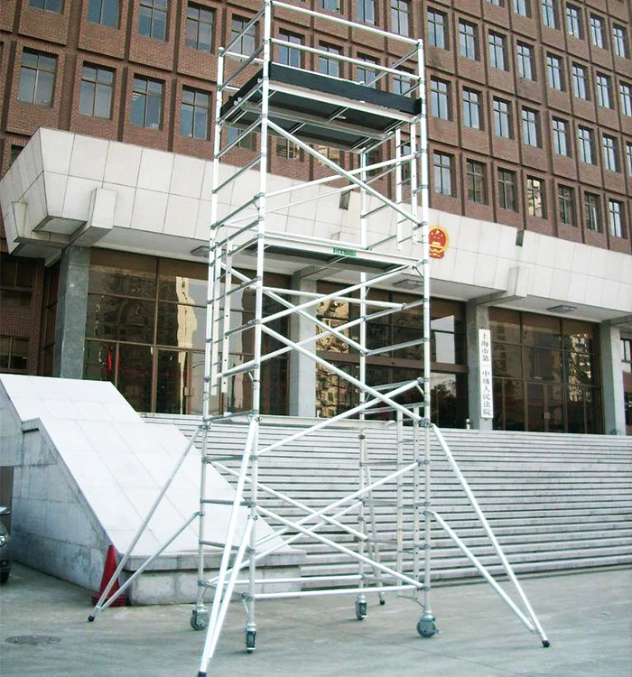 
Double Width Aluminum Mobile Tower Aluminium Scaffolding 