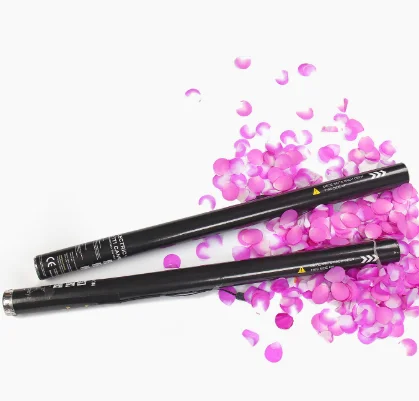 Wholesale Confetti romantic wedding Cannon Party Popper Custom Confetti Popper Metallic Confetti Wedding Party Supplies