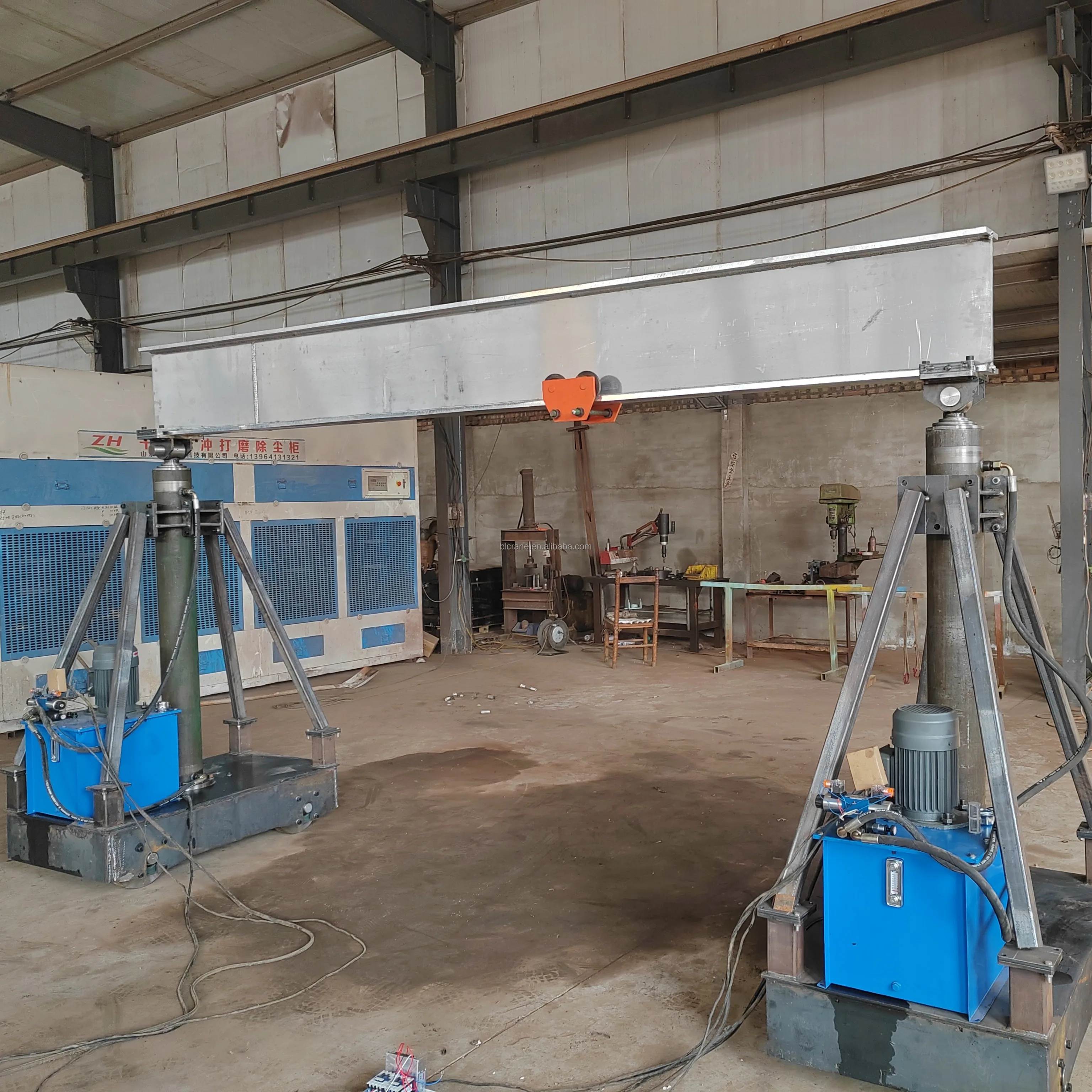 2 tons 5 tons portable hydraulic lift electric walking 115 volts trackless gantry crane height can be adjusted prices