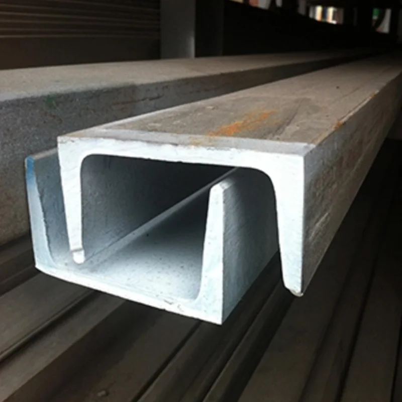 Steel profiles channel bar standard size u channel steel beam u channel iron bar 28A 30A in vehicle manufacturing