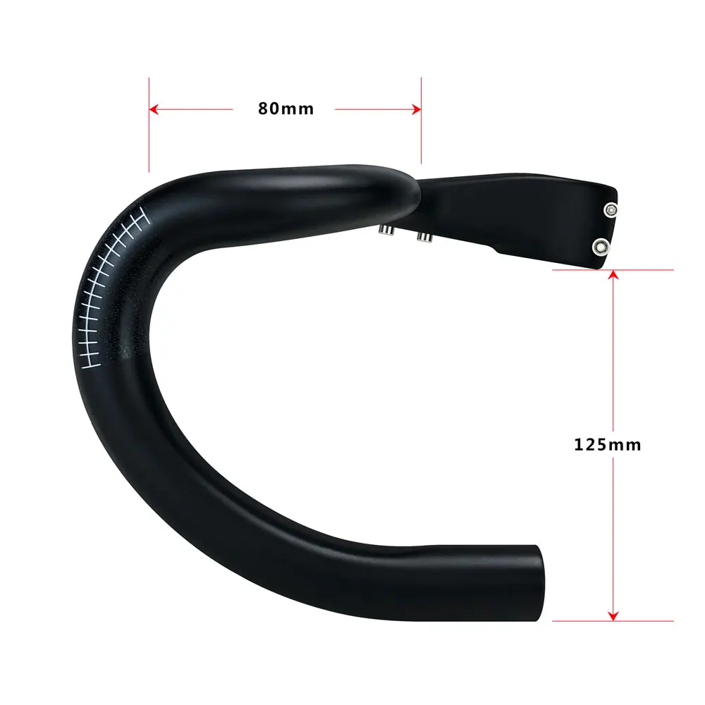 High-end Carbon Fiber T1000 Cycle Handlebar Full Carbon Fiber Bicycle Integrated Handlebar For Road Bike