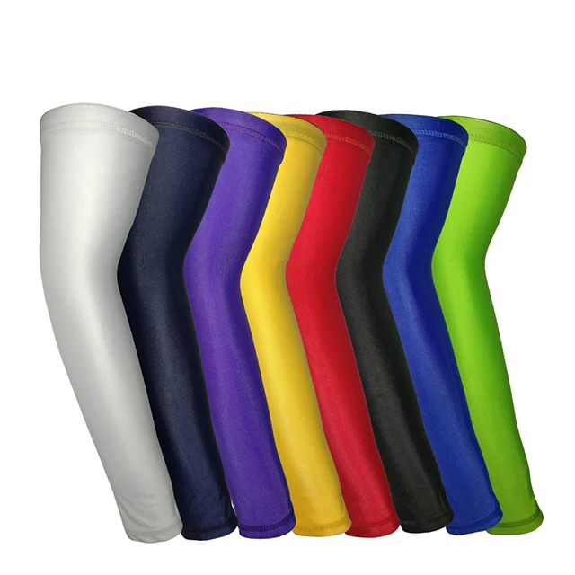 Factory Direct Polyester Elastic Arm Sleeves Sports Running UV Sun Protection Compression Custom Summer Outdoor Activities