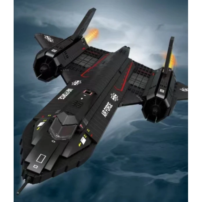 liangjun Reobrix 33041 1775PCS Plane series SR-71 Blackbird fighter jet Building Block Puzzle Toy birthday gift