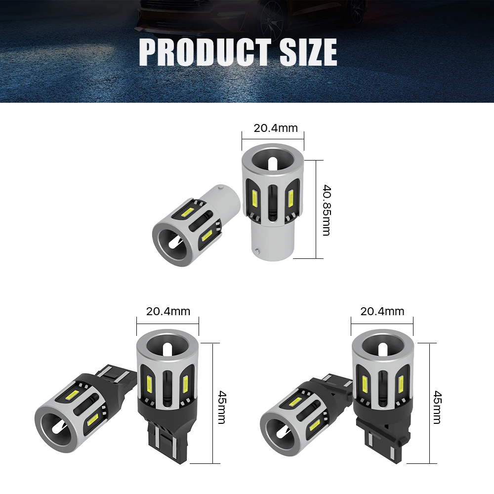Newly Upgraded F1 Series Led Bulbs Turn Signal Fog Lights Fan Model MiNi LED 30W High Power Signal Light for Car