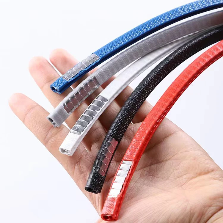 Flexible Auto Door U Shaped Rubber Edge Guard Trim Seal Strips Edge Protector For Car