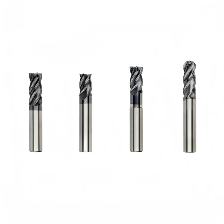 Endmills HRC55 Tungsten Cobalt Alloy Cutter Square Ballnose Milling Cutter OEM/OBM/ODM