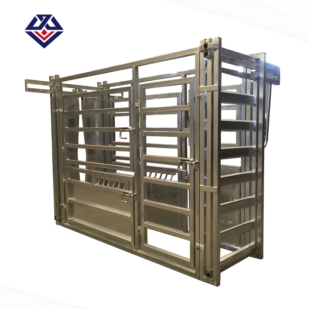 Hdg Mobile Cattle Dip Spray Race Crush with Sliding Gate Head Bale Weighing