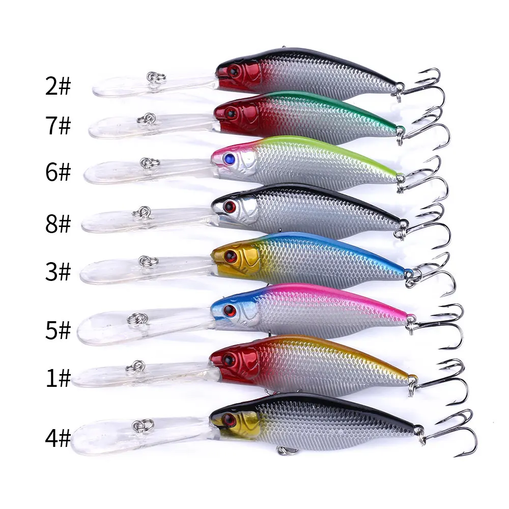 Factory Price Minnow Hard Fishing Lure With Long Big Tongue