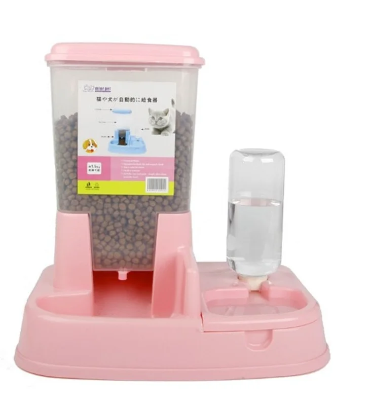 Amazon hot sell  Pet Automatic Feeder Dispenser/ Dog Cat Food and water Combo/Factory low price wholesale