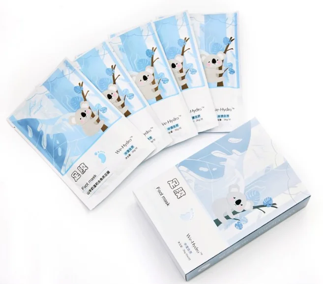 Low price soften cutin and improve dry all skin types glycerin foot mask