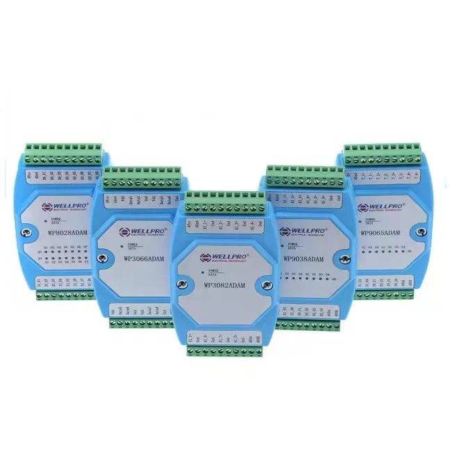 8 channel input Temperature acquisition module RS485 RTU MODBUS WP3066ADAM
