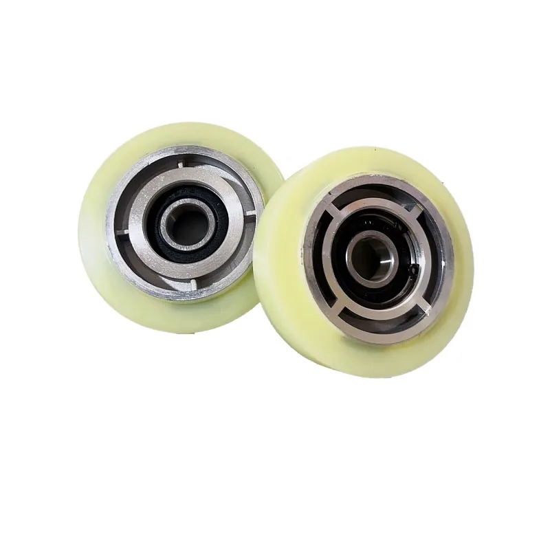 80*23*6204 Escalator Parts Escalator Step Chain Roller Aluminum Core Wheel Escalator Spare Parts