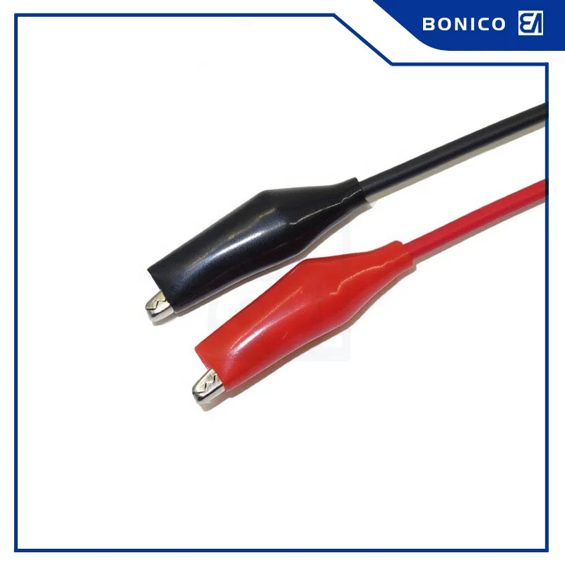 Double-ended Five Color PVC 53MM Nickel Plated Alligator Clip Test Lead Set