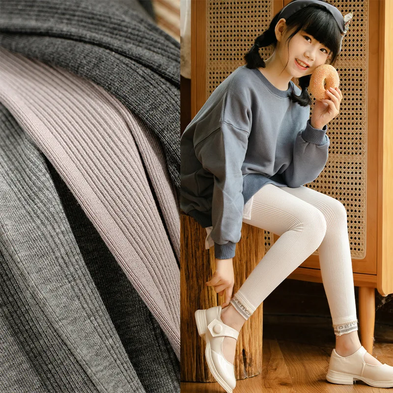 RTS Wholesale Baby Autumn Spring Tights for Girl Baby Toddler Kid Letter Cotton Warm Pantyhose for Toddler Children Tight