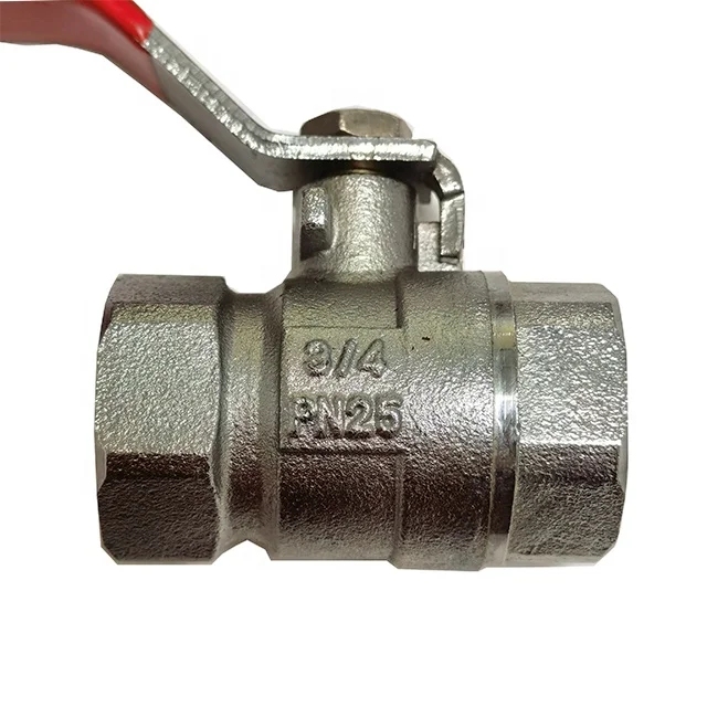 EURO type zinc long handle ball valve  with 1/2-4inch