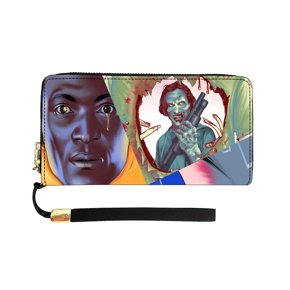 Women Card Holder Cartoon Character Customized Pattern Credit Card Wallet Custom Logo Leather Wallet For Women Latest