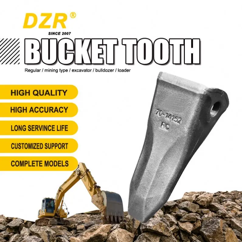 Tooth For Excavator 220-9092 Oem Dozer Point Ripper Tip excavator Cutter 9W2451 Tips No. 1U3302 9W2452  Bucket Adaptor Pc650