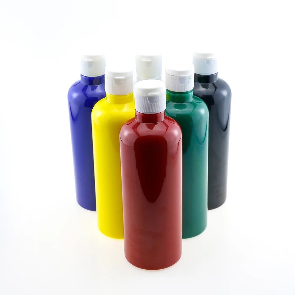 Китайская фабрика, оптовая продажа, акриловая краска 500 мл, набор для художников, прошедший сертификацию MSDS, LHAMA,EN71,REACH и т. д.