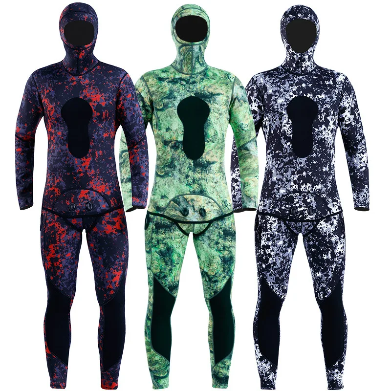 Factory Outlet New Camo Design Soft Opening Neoprene Scratch Resistant Harpoon 3/5/7mm Wetsuit Wetsuit