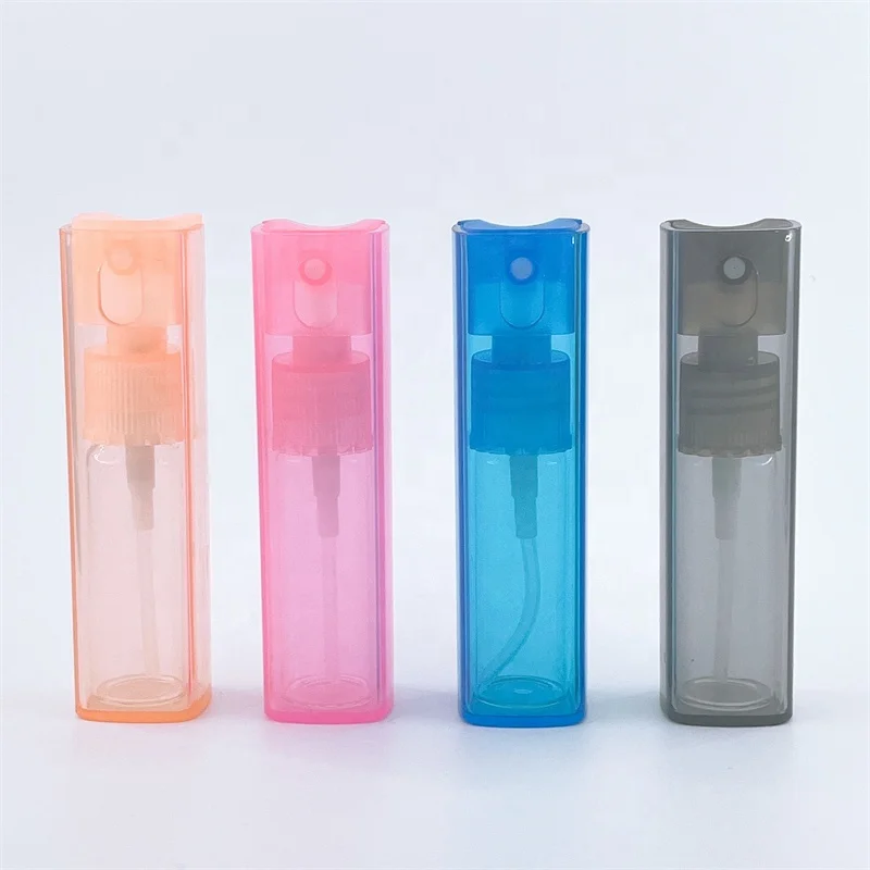 Beautiful 10ml Dental Oral Disinfection Spray Bottle Plastic Clothes Freshener Colorful square Pump