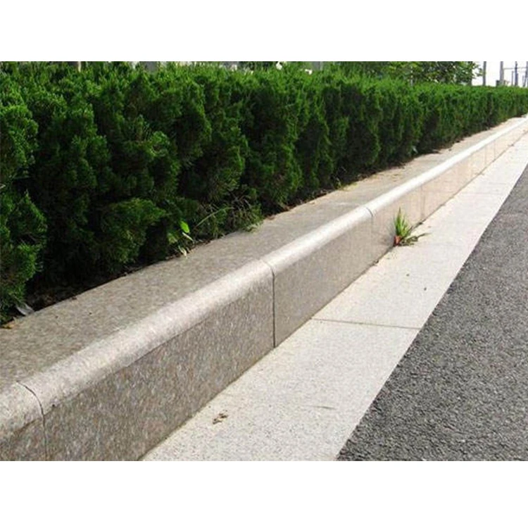 G603 White Granite Road Curb Stones, Street Kerb Stones