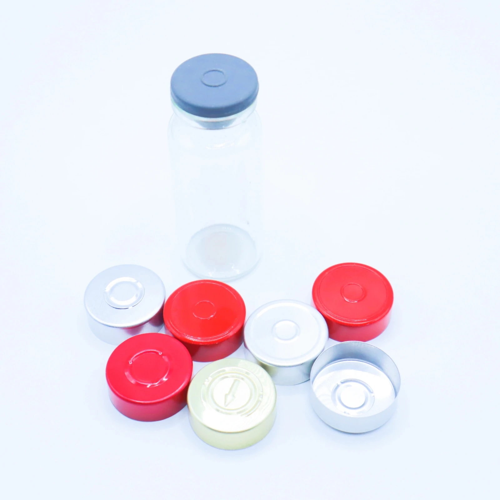 Wholesale high-quality 20mm 32mm aluminum caps medicinal aluminum cap medical rubber stopper