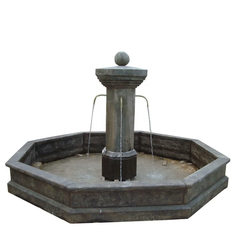 Shengye Factory Direct natural granite stone garden villa park statue water fountain China-made hand-carved bright polishing