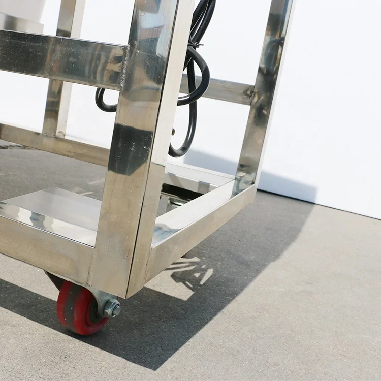 Electric vacuum molding machine with movable wheels, vacuum hot forming machine